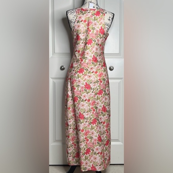 NWT Outerknown Ellison Slip Dress Pink Floral Size Small - Picture 7 of 15
